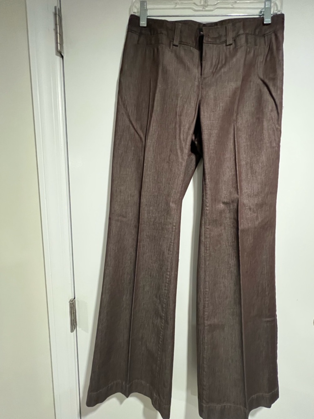 Banana Republic Brown Low Rise Tailored Wide Leg Pants